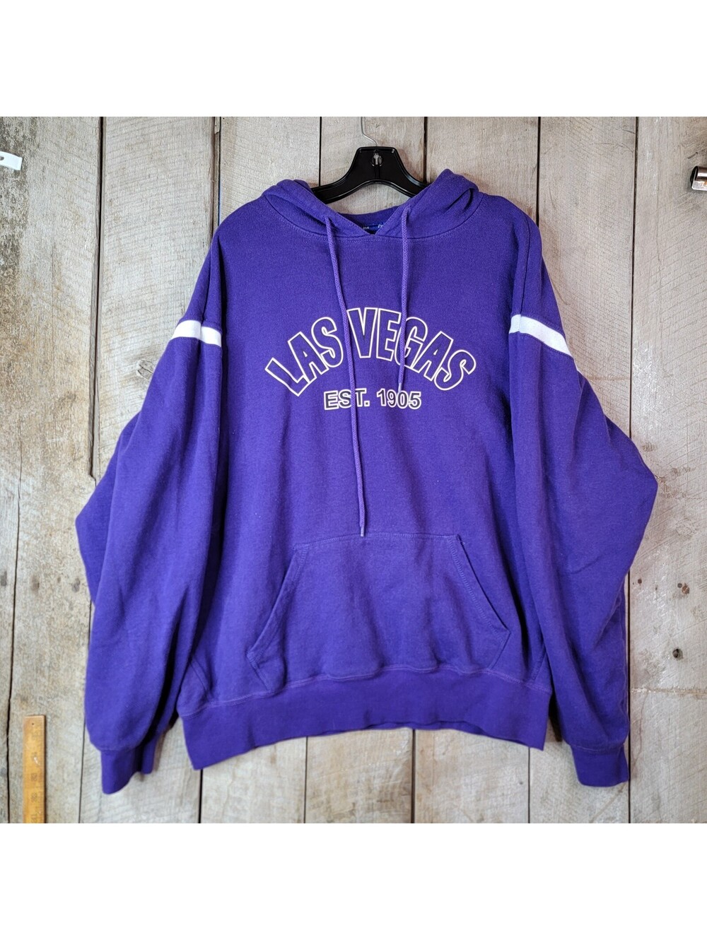 Las Vegas Hoodie Pro Line Sportswear Purple Pullover Sweatshirt 2XL